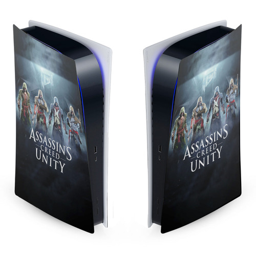 Assassin's Creed Unity Key Art Group Vinyl Sticker Skin Decal Cover for Sony PS5 Digital Edition Console