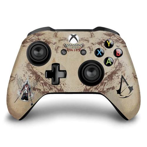 Assassin's Creed Unity Key Art Arno Dorian Vinyl Sticker Skin Decal Cover for Microsoft Xbox One S / X Controller
