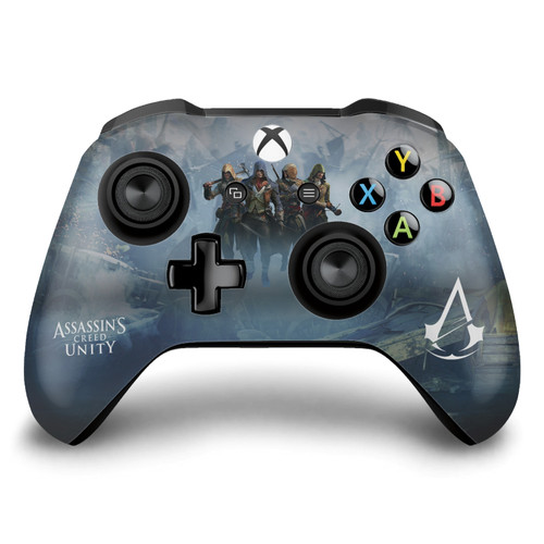 Assassin's Creed Unity Key Art Game Cover Vinyl Sticker Skin Decal Cover for Microsoft Xbox One S / X Controller
