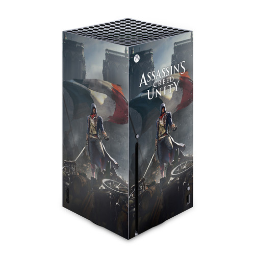 Assassin's Creed Unity Key Art Arno Dorian French Flag Vinyl Sticker Skin Decal Cover for Microsoft Xbox Series X Console