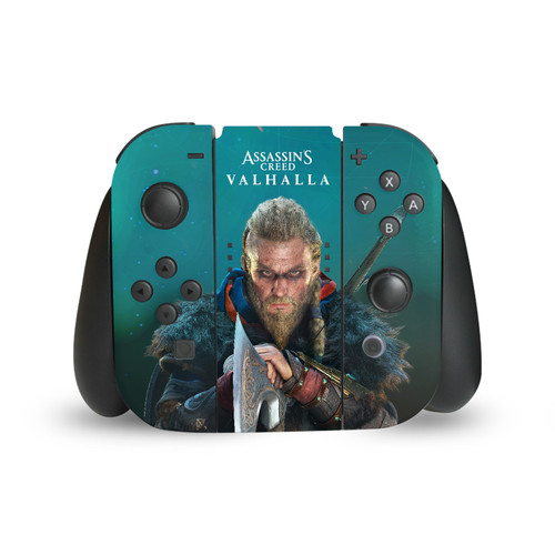 Assassin's Creed Valhalla Key Art Male Eivor Vinyl Sticker Skin Decal Cover for Nintendo Switch Joy Controller