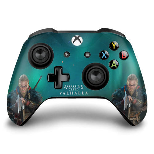 Assassin's Creed Valhalla Key Art Male Eivor Vinyl Sticker Skin Decal Cover for Microsoft Xbox One S / X Controller