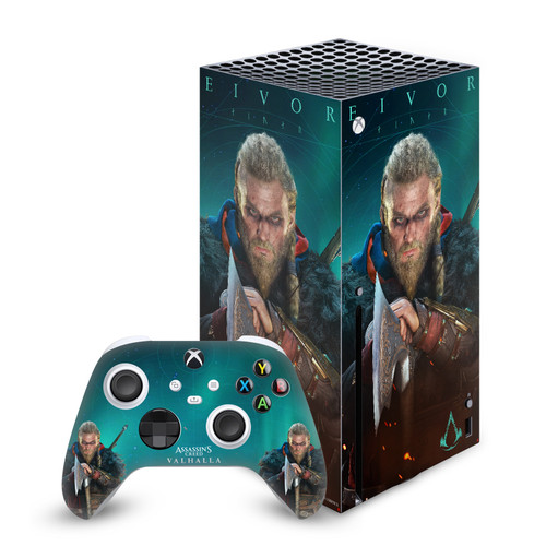 Assassin's Creed Valhalla Key Art Male Eivor Vinyl Sticker Skin Decal Cover for Microsoft Series X Console & Controller