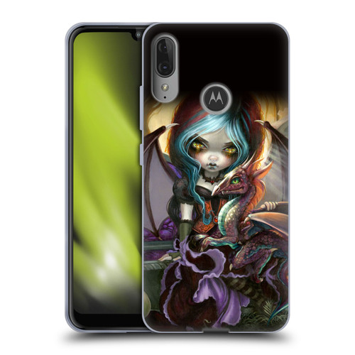 Strangeling Dragon Vampire Fairy Soft Gel Case for Motorola Moto E6 Plus