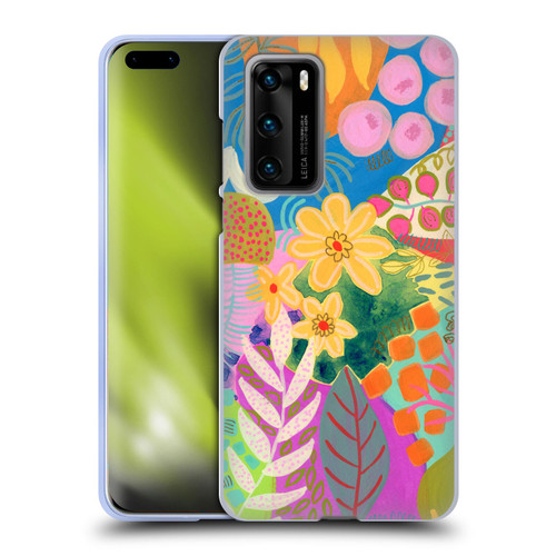 Suzanne Allard Floral Art Yellow Daisies Soft Gel Case for Huawei P40 5G