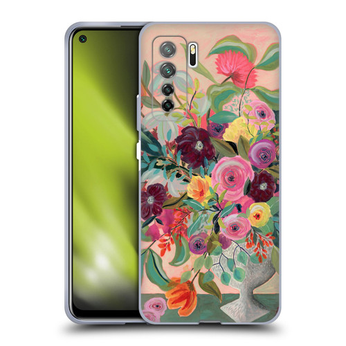 Suzanne Allard Floral Art Floral Centerpiece Soft Gel Case for Huawei Nova 7 SE/P40 Lite 5G
