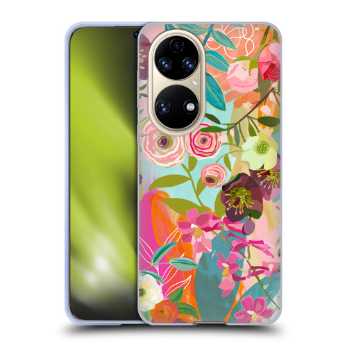 Suzanne Allard Floral Art Chase A Dream Soft Gel Case for Huawei P50