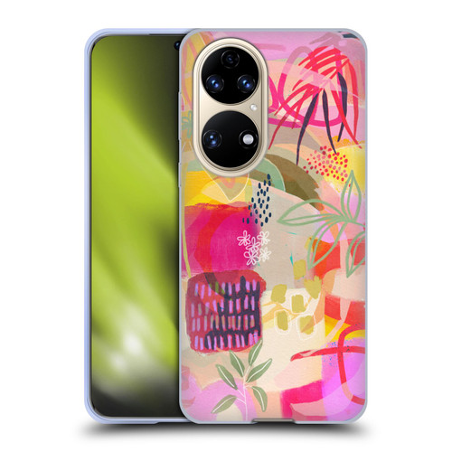 Suzanne Allard Floral Art You Are Loved Soft Gel Case for Huawei P50