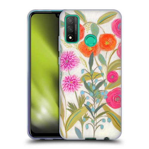 Suzanne Allard Floral Art Joyful Garden Plants Soft Gel Case for Huawei P Smart (2020)