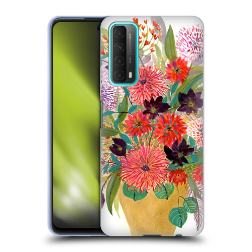 Suzanne Allard Floral Art Celebration Soft Gel Case for Huawei P Smart (2021)