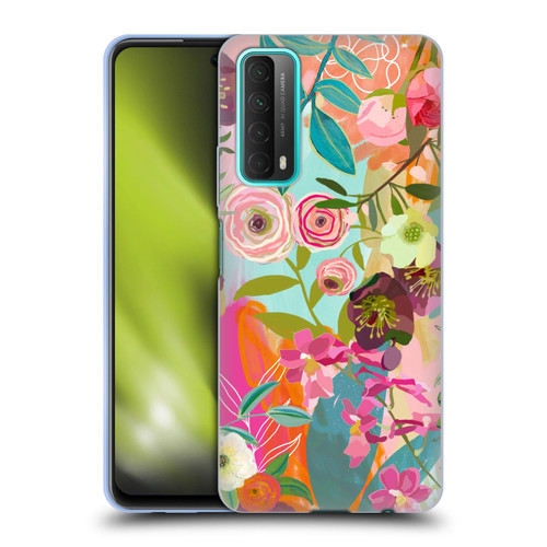 Suzanne Allard Floral Art Chase A Dream Soft Gel Case for Huawei P Smart (2021)