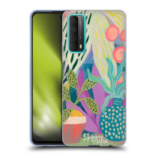 Suzanne Allard Floral Art Palm Heaven Soft Gel Case for Huawei P Smart (2021)