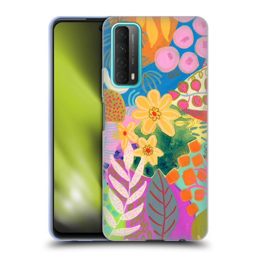 Suzanne Allard Floral Art Yellow Daisies Soft Gel Case for Huawei P Smart (2021)