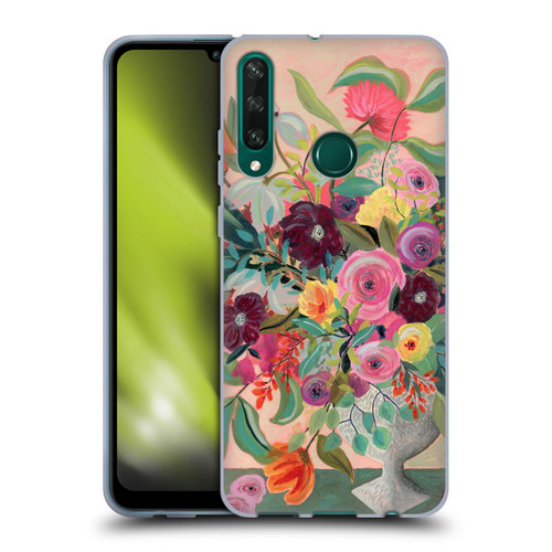 Suzanne Allard Floral Art Floral Centerpiece Soft Gel Case for Huawei Y6p