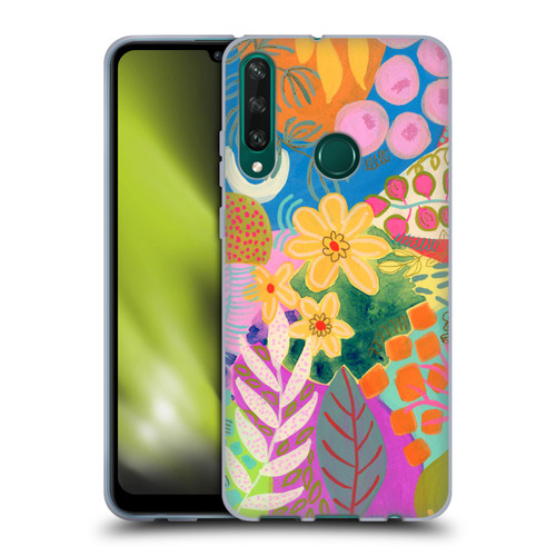 Suzanne Allard Floral Art Yellow Daisies Soft Gel Case for Huawei Y6p