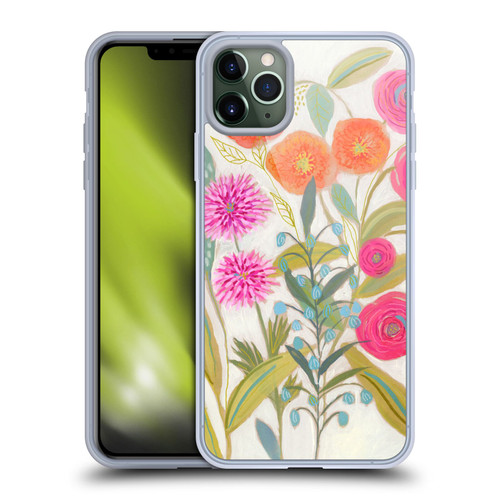 Suzanne Allard Floral Art Joyful Garden Plants Soft Gel Case for Apple iPhone 11 Pro Max