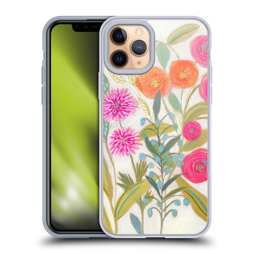 Suzanne Allard Floral Art Joyful Garden Plants Soft Gel Case for Apple iPhone 11 Pro