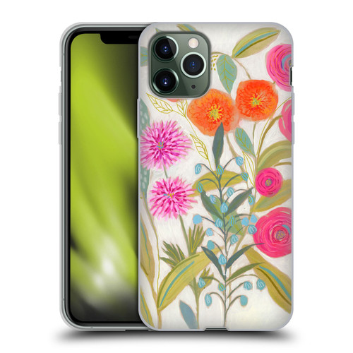 Suzanne Allard Floral Art Joyful Garden Plants Soft Gel Case for Apple iPhone 11 Pro