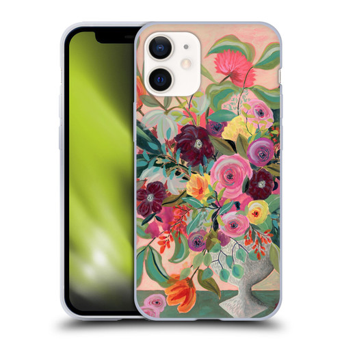 Suzanne Allard Floral Art Floral Centerpiece Soft Gel Case for Apple iPhone 12 Mini