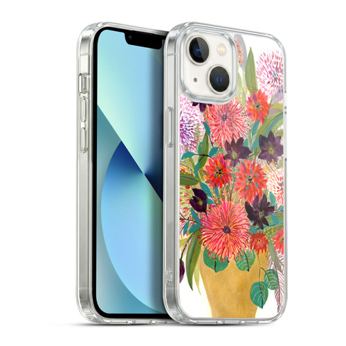 Suzanne Allard Floral Art Celebration Soft Gel Case for Apple iPhone 13