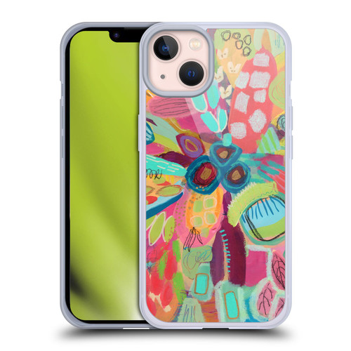 Suzanne Allard Floral Art Dancing In The Garden Soft Gel Case for Apple iPhone 13