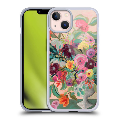 Suzanne Allard Floral Art Floral Centerpiece Soft Gel Case for Apple iPhone 13