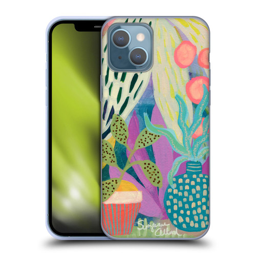 Suzanne Allard Floral Art Palm Heaven Soft Gel Case for Apple iPhone 13