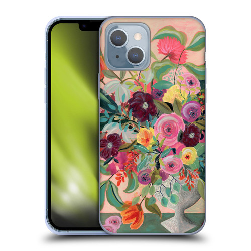 Suzanne Allard Floral Art Floral Centerpiece Soft Gel Case for Apple iPhone 14