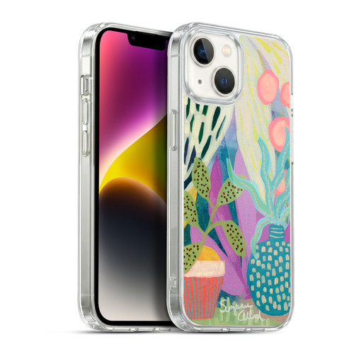 Suzanne Allard Floral Art Palm Heaven Soft Gel Case for Apple iPhone 14
