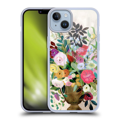 Suzanne Allard Floral Art Beauty Enthroned Soft Gel Case for Apple iPhone 14 Plus