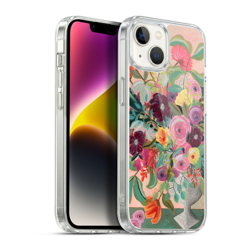 Suzanne Allard Floral Art Floral Centerpiece Soft Gel Case for Apple iPhone 14 Plus & MagSafe