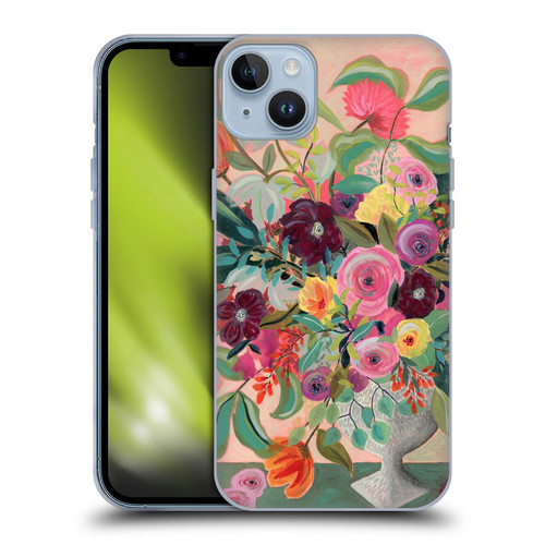 Suzanne Allard Floral Art Floral Centerpiece Soft Gel Case for Apple iPhone 14 Plus