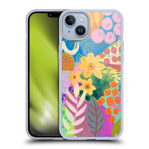 Suzanne Allard Floral Art Yellow Daisies Soft Gel Case for Apple iPhone 14 Plus