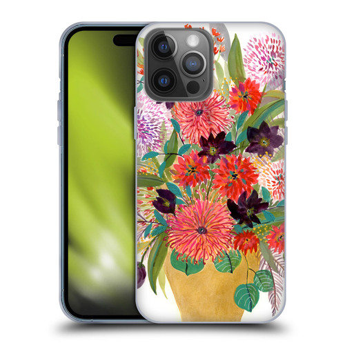 Suzanne Allard Floral Art Celebration Soft Gel Case for Apple iPhone 14 Pro Max