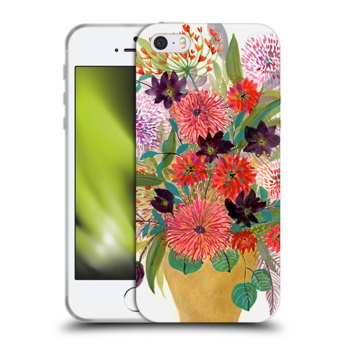 Suzanne Allard Floral Art Celebration Soft Gel Case for Apple iPhone 5 / 5s / iPhone SE 2016