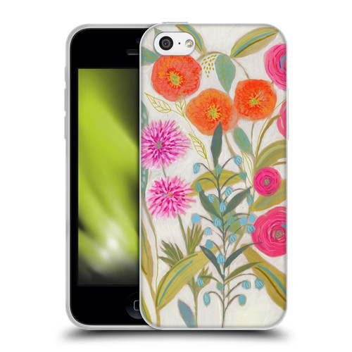 Suzanne Allard Floral Art Joyful Garden Plants Soft Gel Case for Apple iPhone 5c