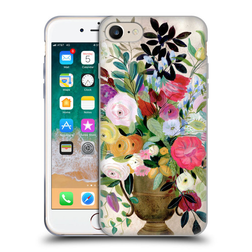 Suzanne Allard Floral Art Beauty Enthroned Soft Gel Case for Apple iPhone 7 / 8 / SE 2020 & 2022