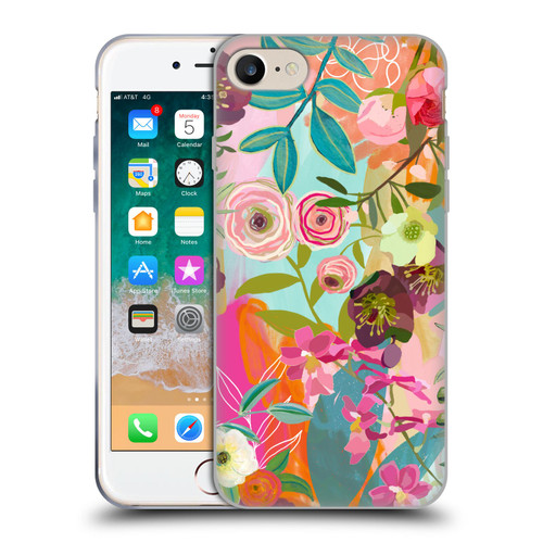 Suzanne Allard Floral Art Chase A Dream Soft Gel Case for Apple iPhone 7 / 8 / SE 2020 & 2022