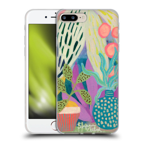 Suzanne Allard Floral Art Palm Heaven Soft Gel Case for Apple iPhone 7 Plus / iPhone 8 Plus