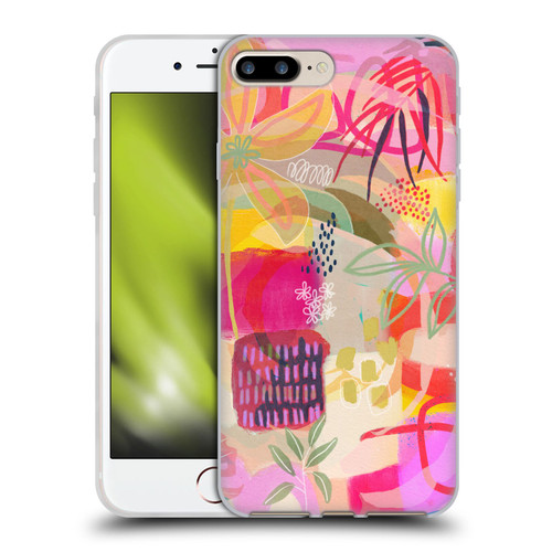 Suzanne Allard Floral Art You Are Loved Soft Gel Case for Apple iPhone 7 Plus / iPhone 8 Plus