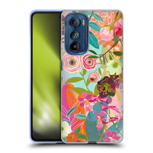 Suzanne Allard Floral Art Chase A Dream Soft Gel Case for Motorola Edge 30