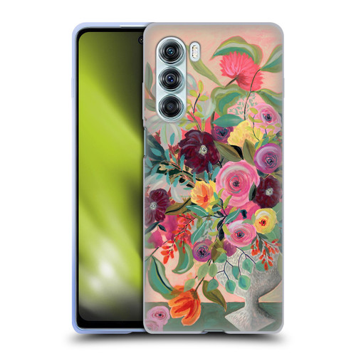 Suzanne Allard Floral Art Floral Centerpiece Soft Gel Case for Motorola Edge S30 / Moto G200 5G