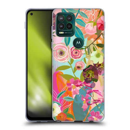 Suzanne Allard Floral Art Chase A Dream Soft Gel Case for Motorola Moto G Stylus 5G 2021