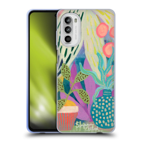 Suzanne Allard Floral Art Palm Heaven Soft Gel Case for Motorola Moto G52