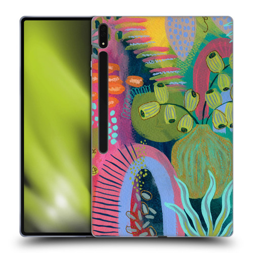 Suzanne Allard Floral Art Seed Pod Soft Gel Case for Samsung Galaxy Tab S8 Ultra