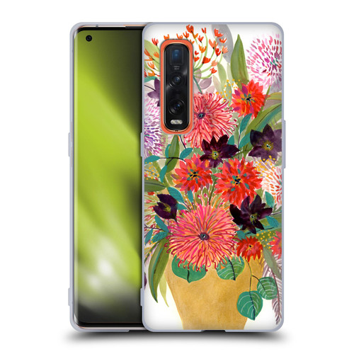 Suzanne Allard Floral Art Celebration Soft Gel Case for OPPO Find X2 Pro 5G