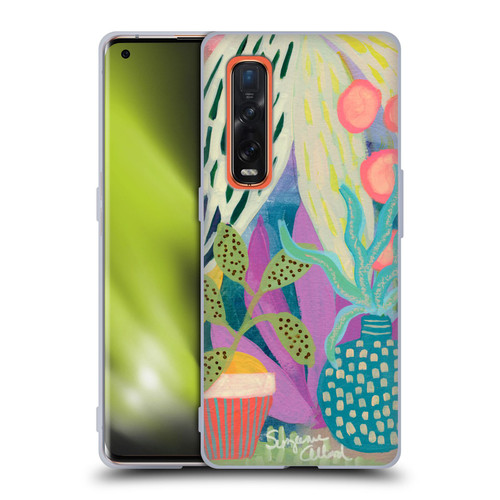 Suzanne Allard Floral Art Palm Heaven Soft Gel Case for OPPO Find X2 Pro 5G