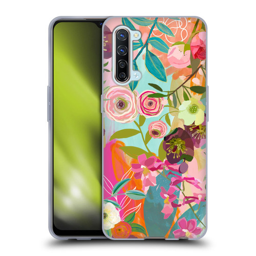 Suzanne Allard Floral Art Chase A Dream Soft Gel Case for OPPO Find X2 Lite 5G