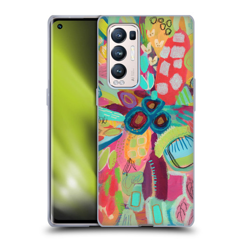 Suzanne Allard Floral Art Dancing In The Garden Soft Gel Case for OPPO Find X3 Neo / Reno5 Pro+ 5G