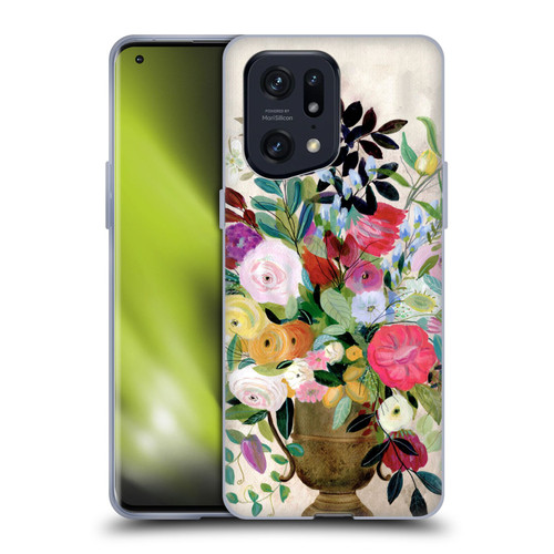 Suzanne Allard Floral Art Beauty Enthroned Soft Gel Case for OPPO Find X5 Pro